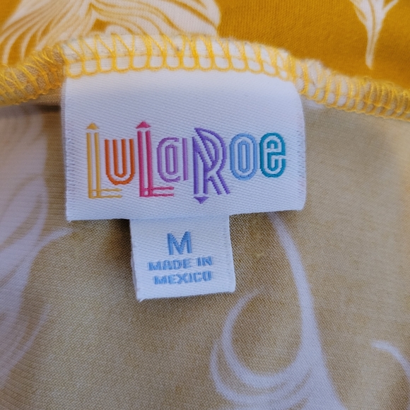 LaLuRoe mustard colored skirt - Picture 3 of 4